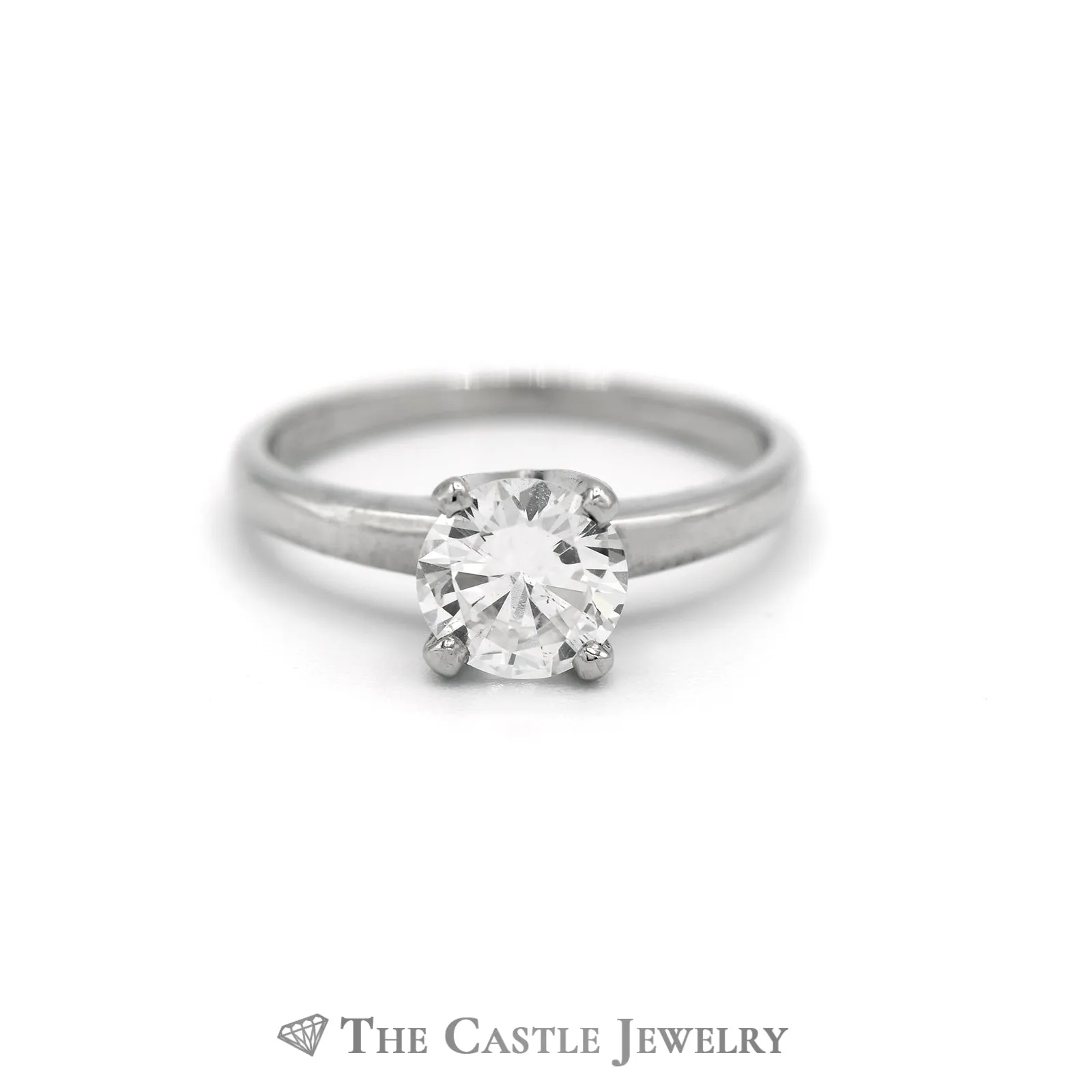 1.02ct Round Brilliant Cut Diamond Solitaire Engagement Ring