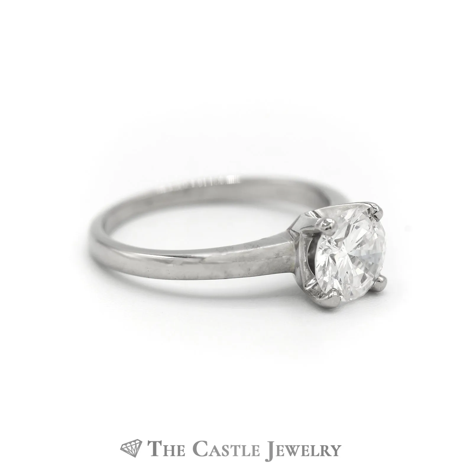 1.02ct Round Brilliant Cut Diamond Solitaire Engagement Ring
