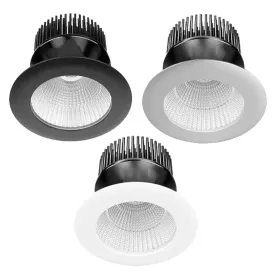 115mm LED Downlight 10w Black, Silver, White 2.7k/3k/4k/5k/Vivid CRI 90  XDS10 Trend Lighting