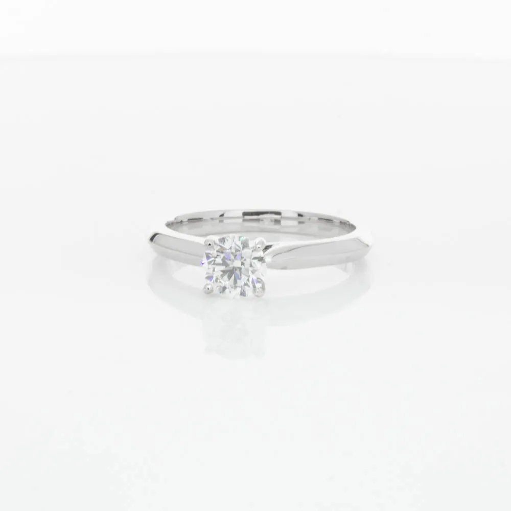 18ct White Gold .70ct Diamond Venetian Ring