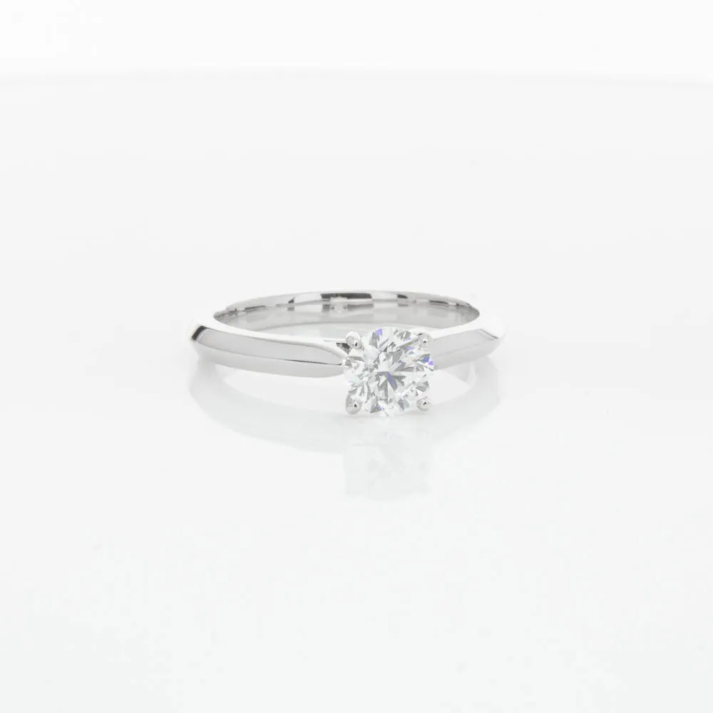 18ct White Gold .70ct Diamond Venetian Ring