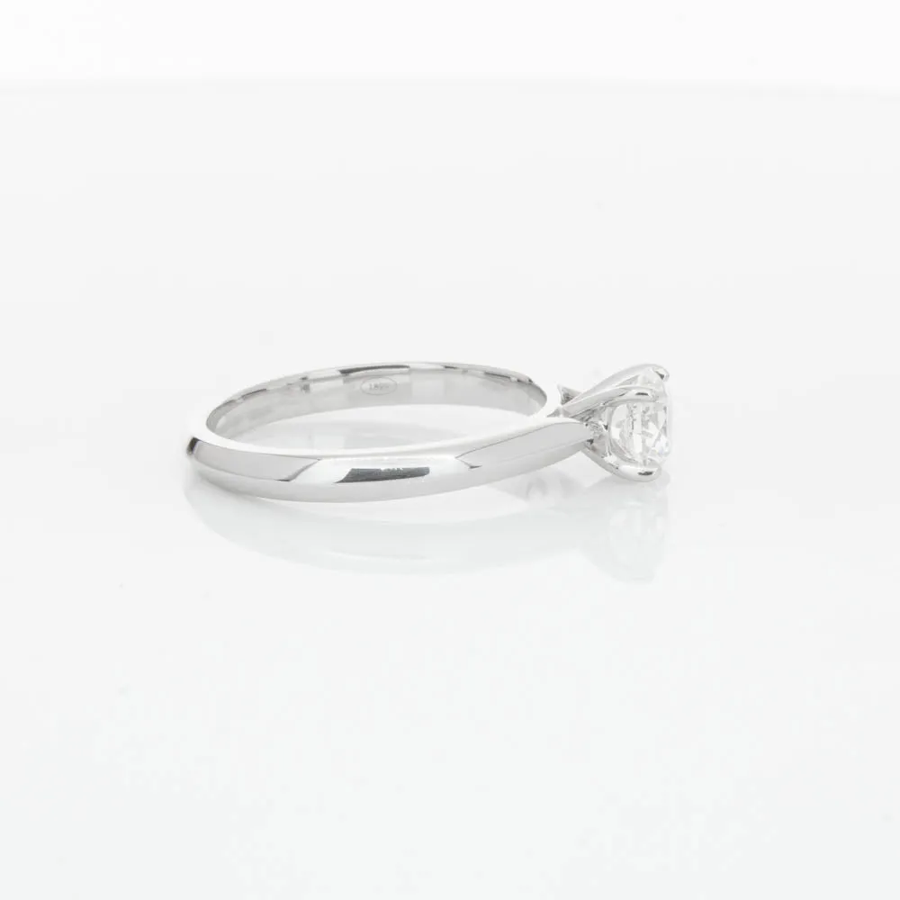 18ct White Gold .70ct Diamond Venetian Ring