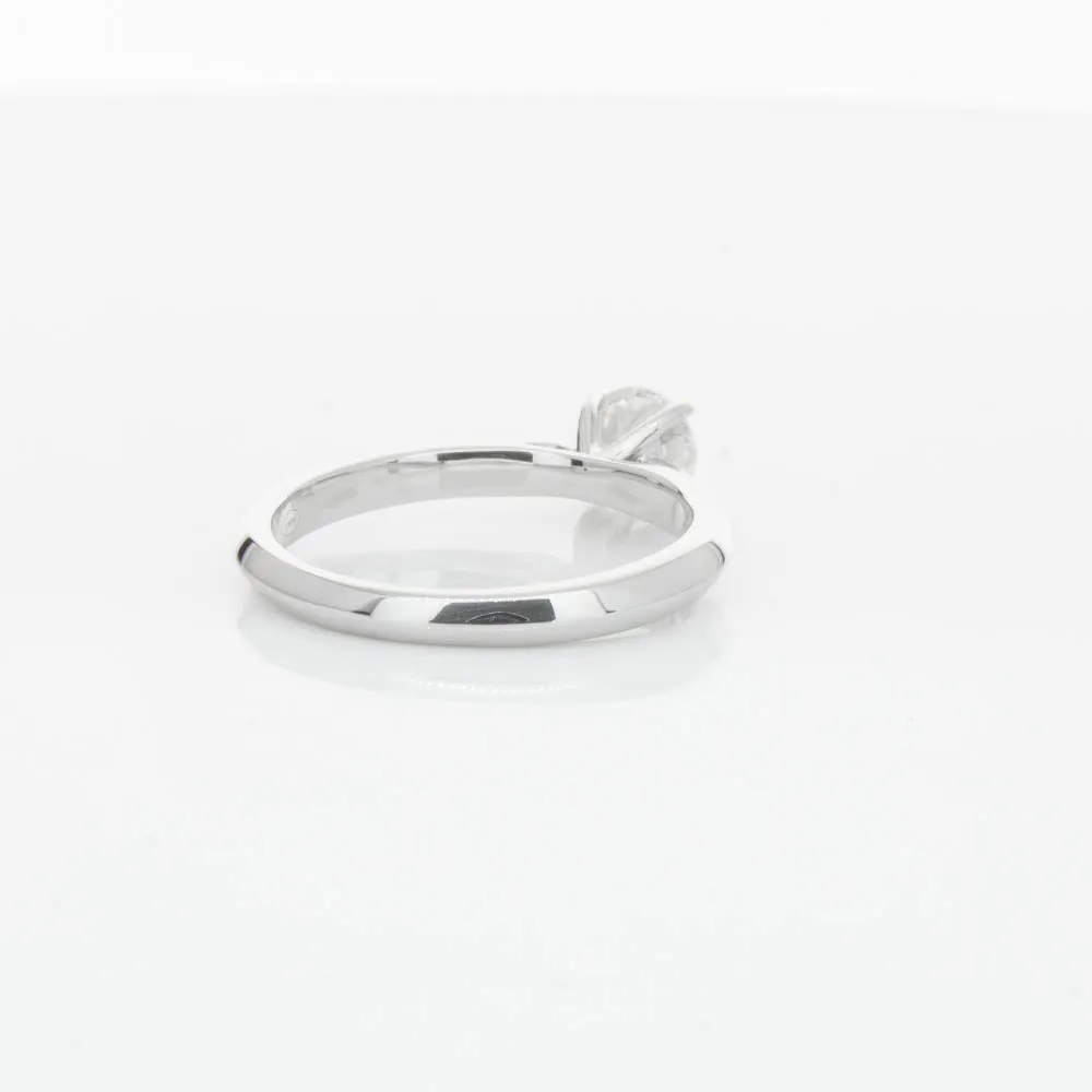 18ct White Gold .70ct Diamond Venetian Ring