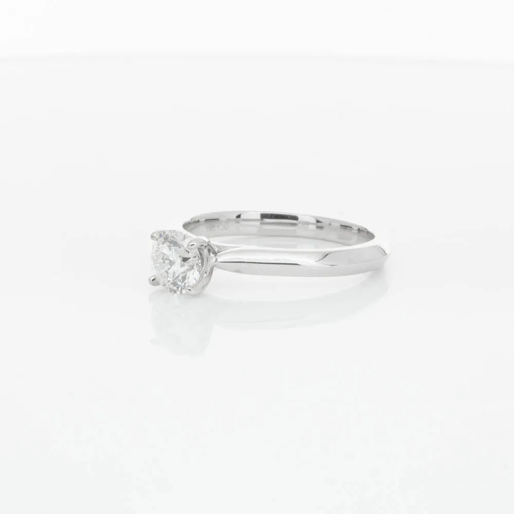 18ct White Gold .70ct Diamond Venetian Ring