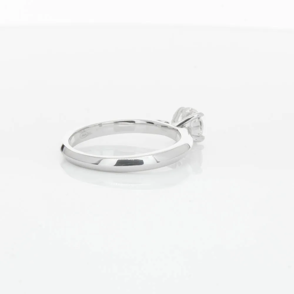 18ct White Gold .70ct Diamond Venetian Ring