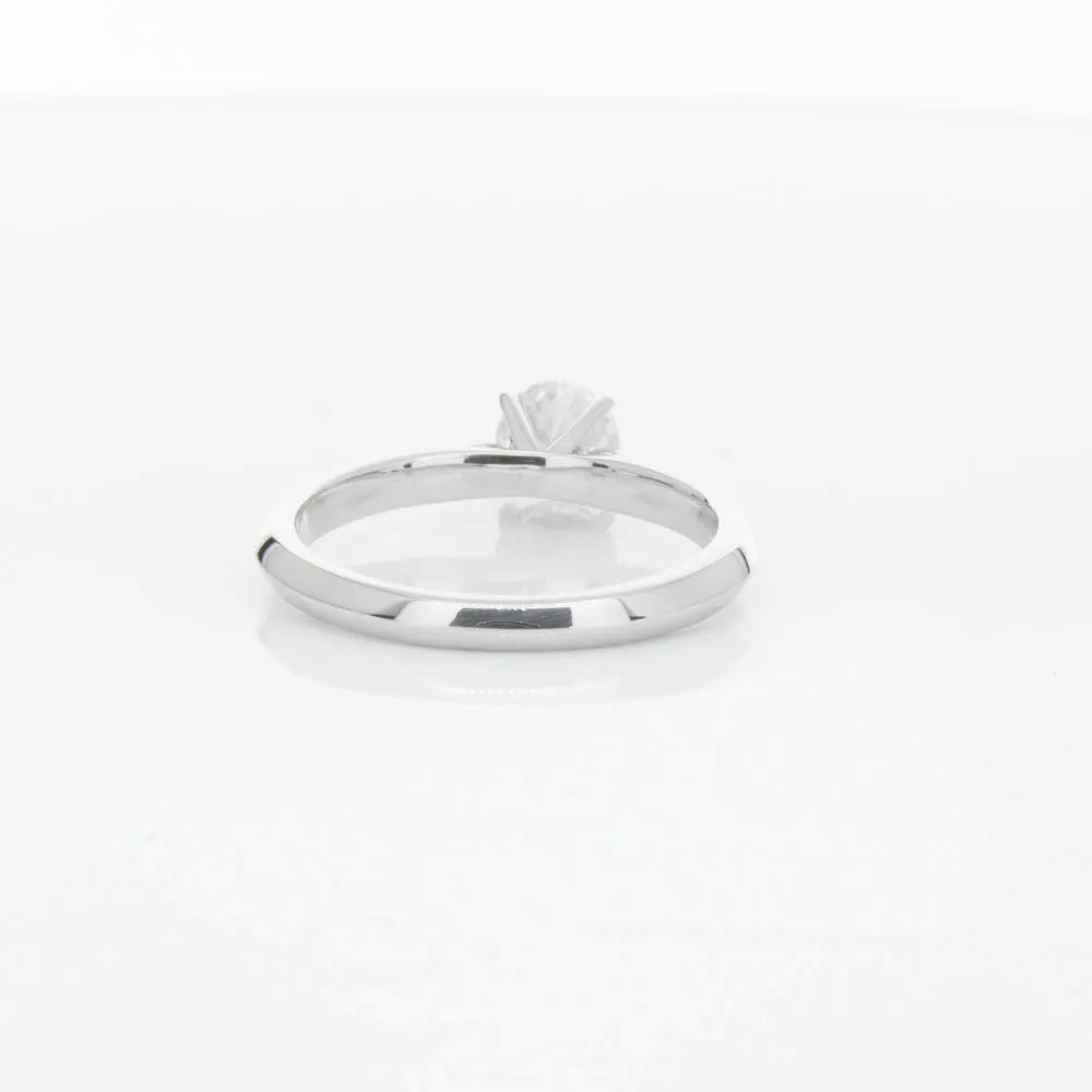 18ct White Gold .70ct Diamond Venetian Ring