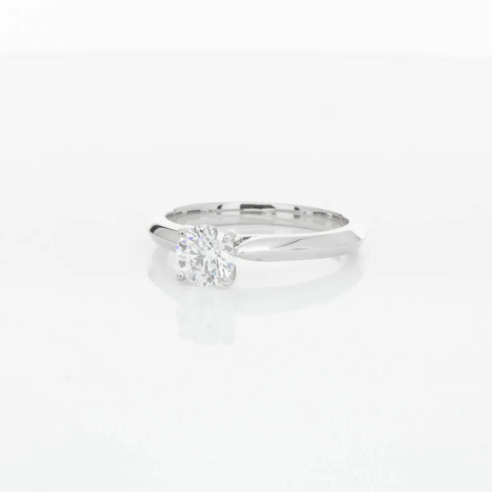 18ct White Gold .70ct Diamond Venetian Ring