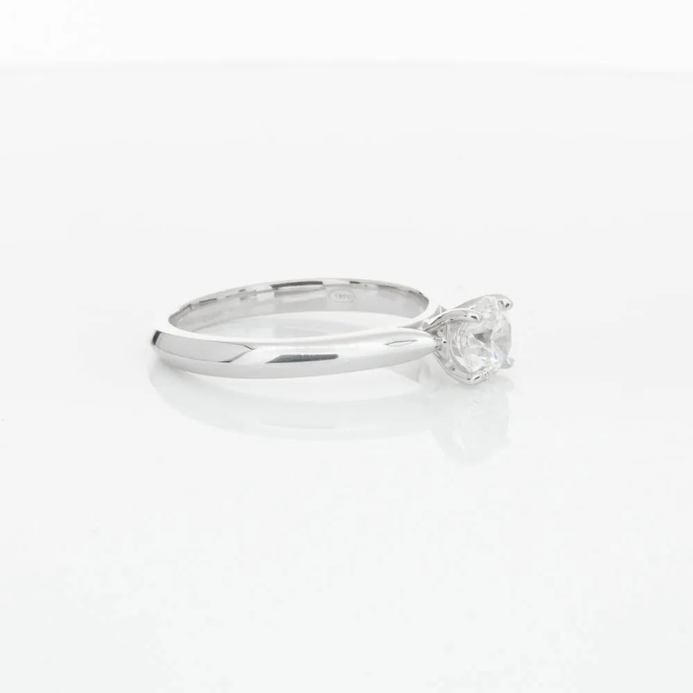 18ct White Gold .70ct Diamond Venetian Ring