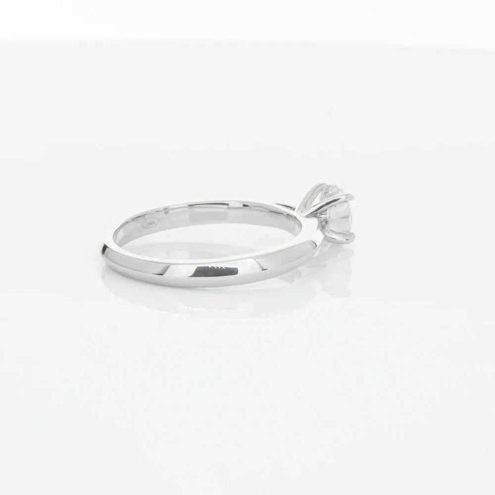 18ct White Gold .70ct Diamond Venetian Ring
