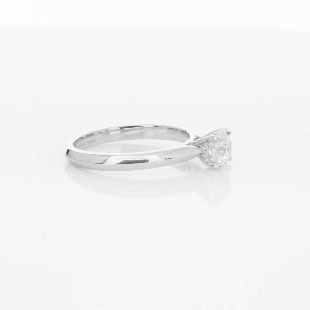 18ct White Gold .70ct Diamond Venetian Ring