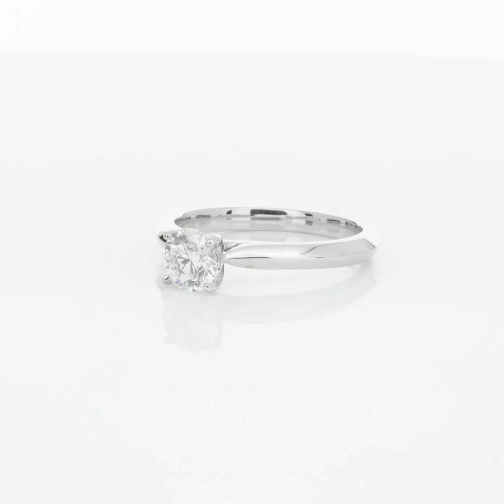18ct White Gold .70ct Diamond Venetian Ring