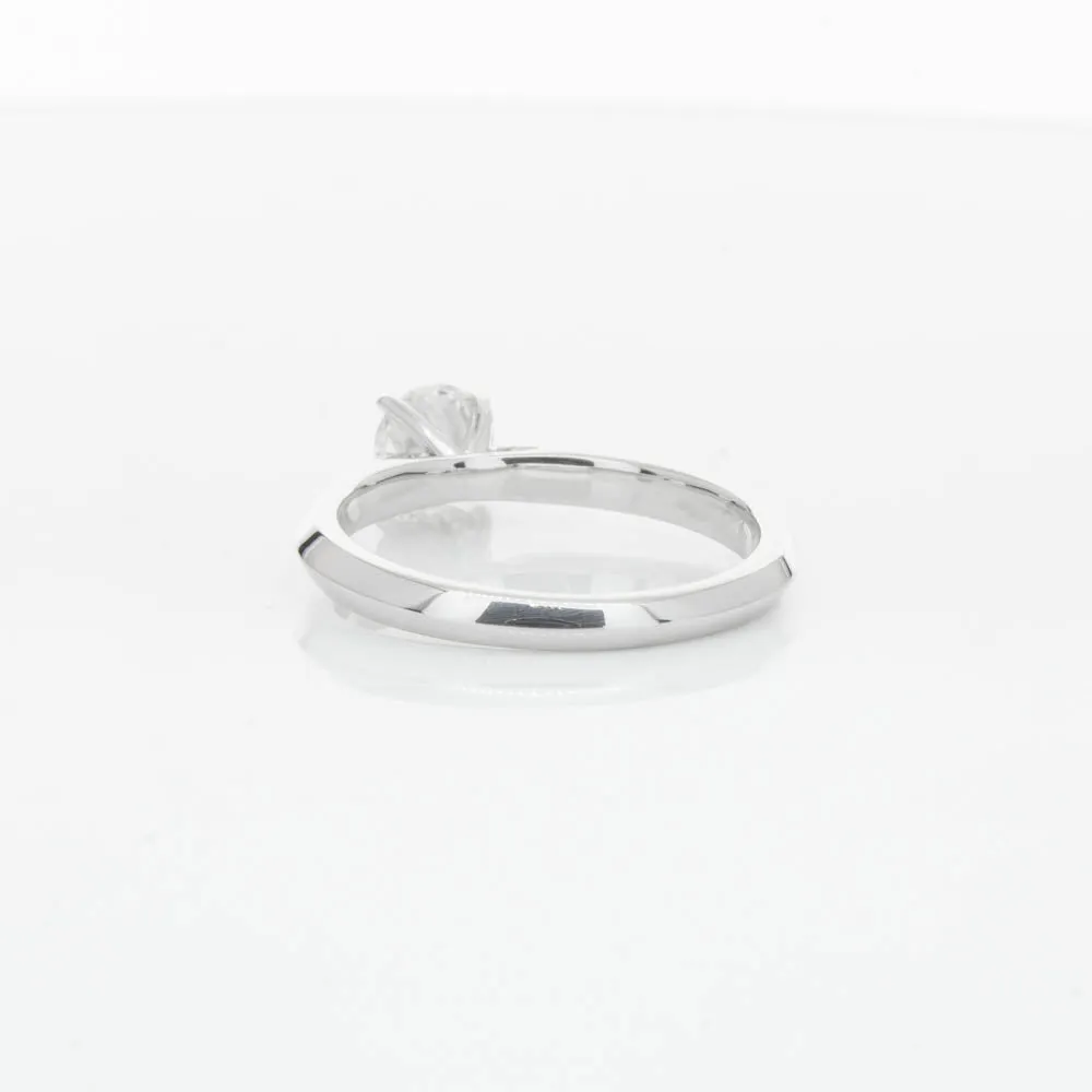 18ct White Gold .70ct Diamond Venetian Ring