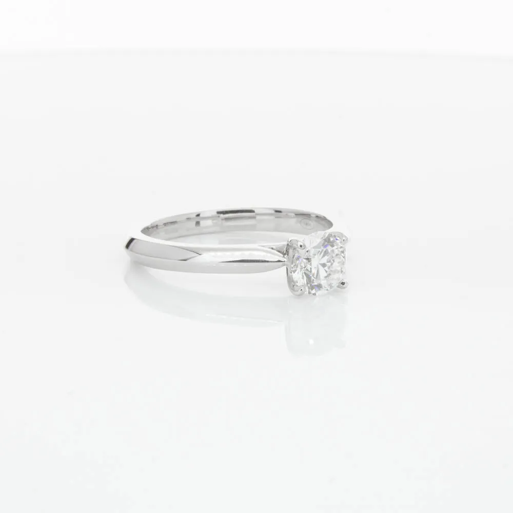 18ct White Gold .70ct Diamond Venetian Ring