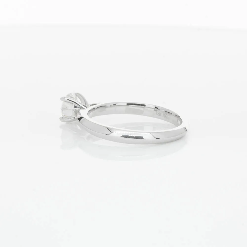 18ct White Gold .70ct Diamond Venetian Ring