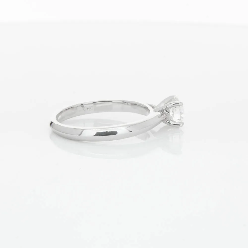 18ct White Gold .70ct Diamond Venetian Ring