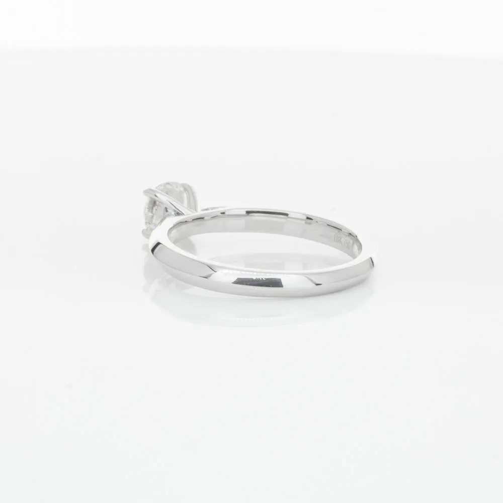 18ct White Gold .70ct Diamond Venetian Ring