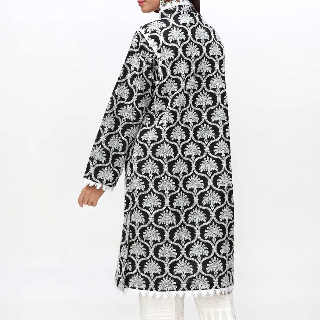 1PC- Puff Printed Lawn Shirt PS4012