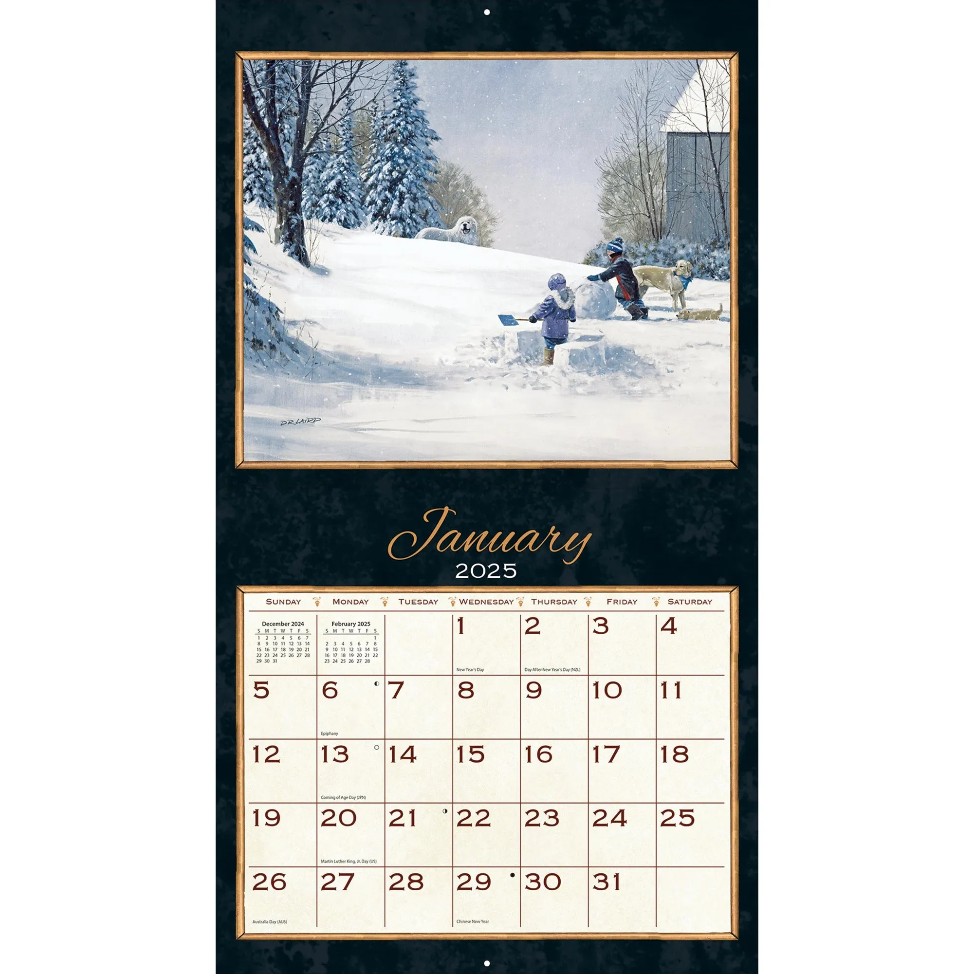 2025 Lang Wall Calendar American Cat by Lowell Herrero