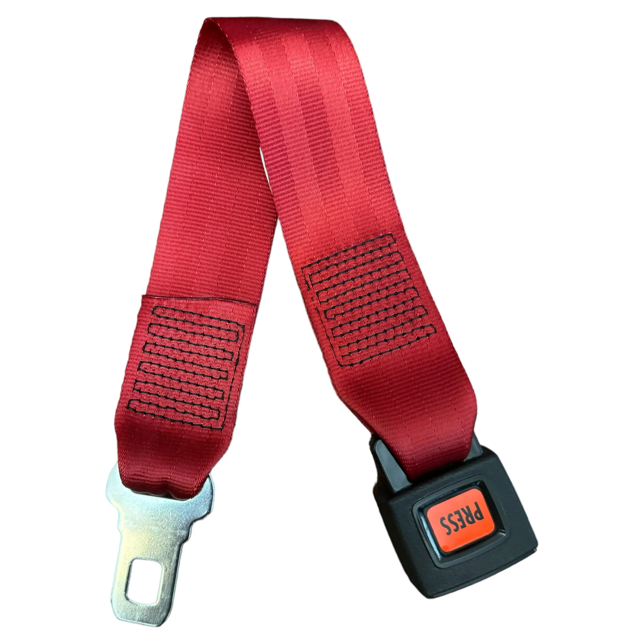 24" Extension Wheelchair Lap Belt Red | H350245-24