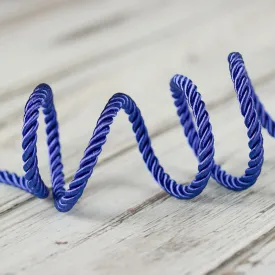 4mm Narrow Twisted Cord - Royal