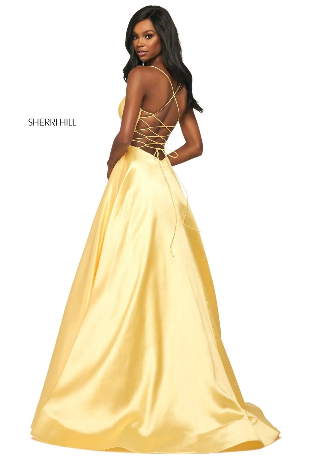 53661 Prom Dress Aqua, Yellow, Coral, Pink