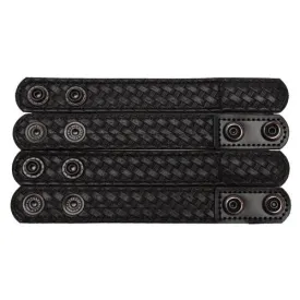 7906 AccuMold Elite Belt Keeper - Hidden Snap, Basket Black