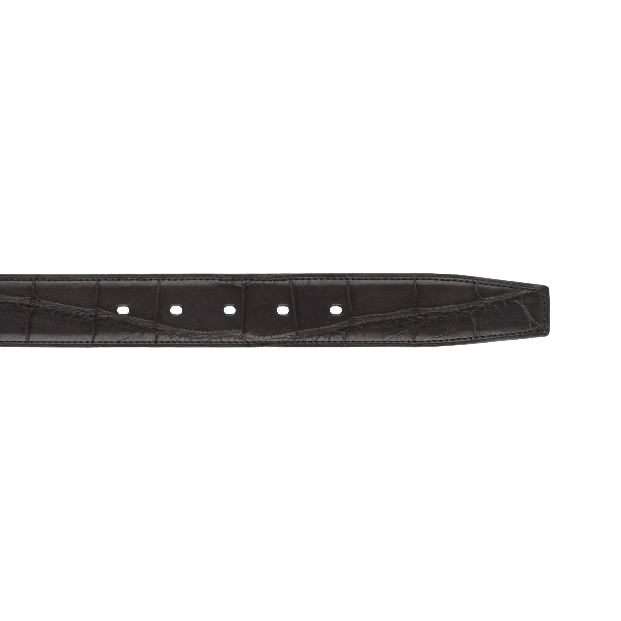 Alligator Belt in Grey/Brown