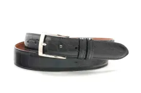 American Alligator Belt - Glossy 1 1/4" - 32mm (Grey)
