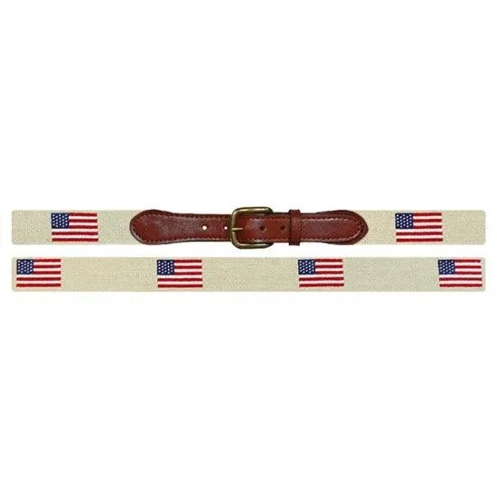 American Flag Belt - Khaki
