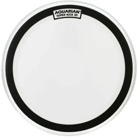 Aquarian Super Kick III Bass Drum Head w/Power Dot 16"