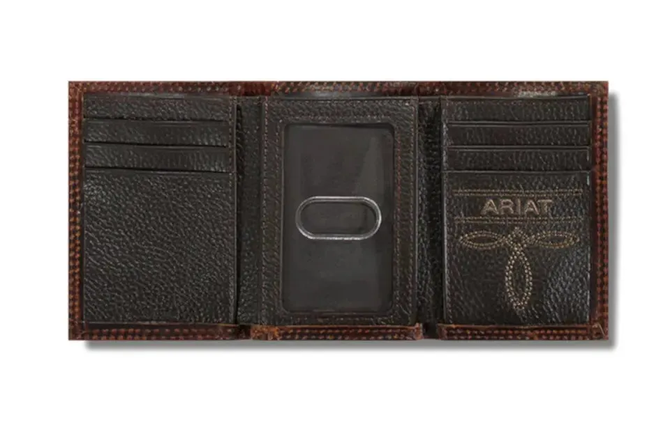 Ariat Shield Rodeo Wallet ~ Tri-Fold