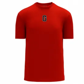 Athletic Knit A1800 Georgina Bulldogs Short Sleeve Tee - Red