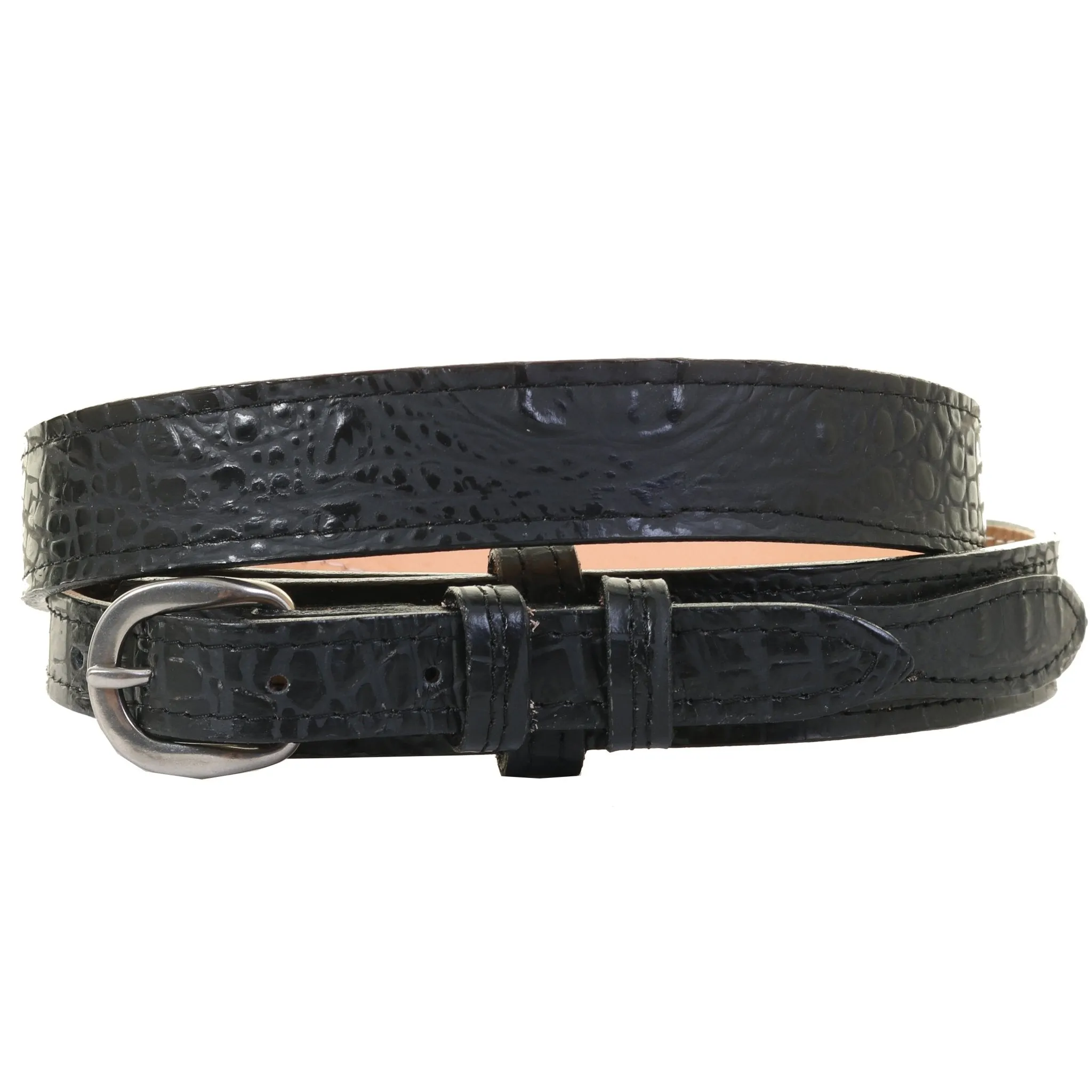 B1213B - Black Gator Ranger Belt