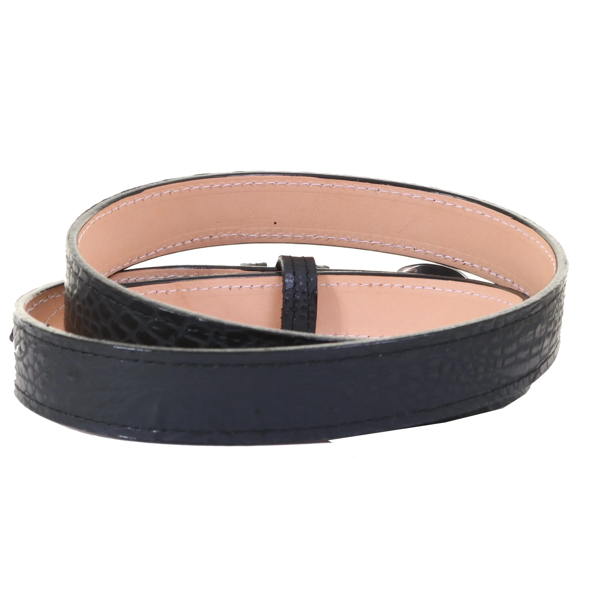 B1213B - Black Gator Ranger Belt