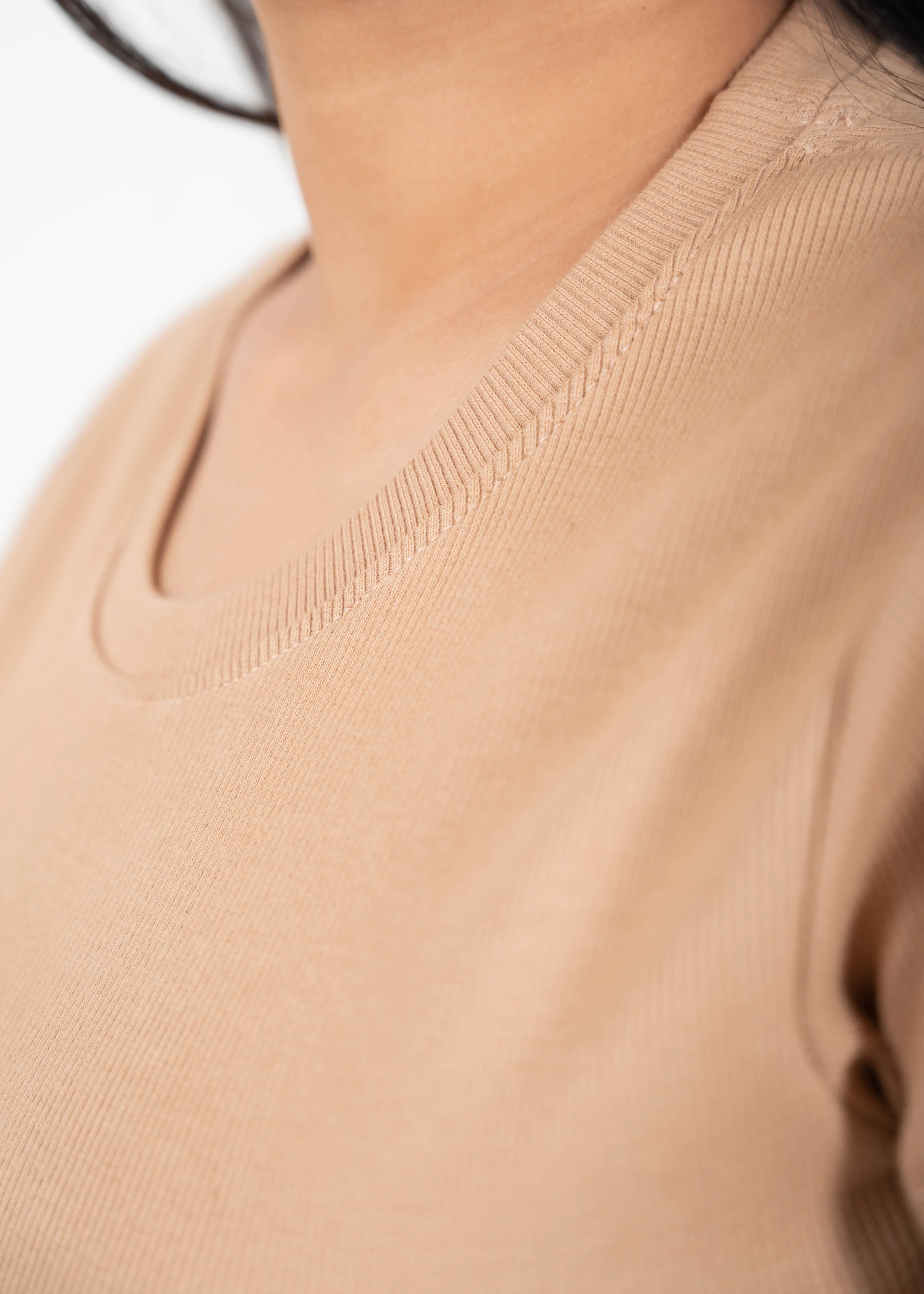 Beige — Sculpt Crop Top