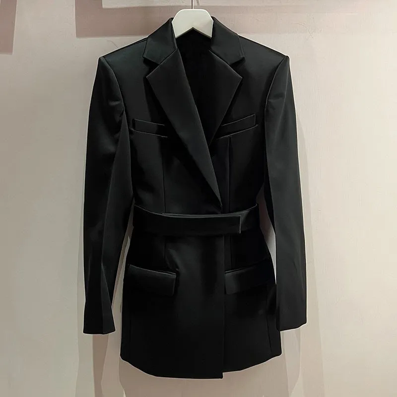 BELT BLAZER DRESS