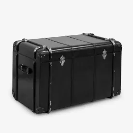 Black Leather Trunk