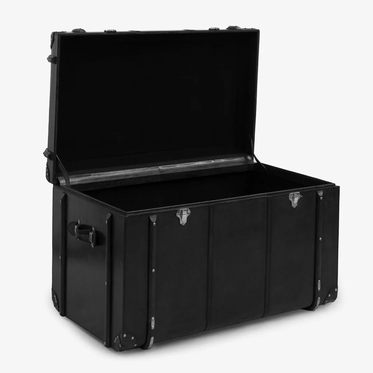 Black Leather Trunk