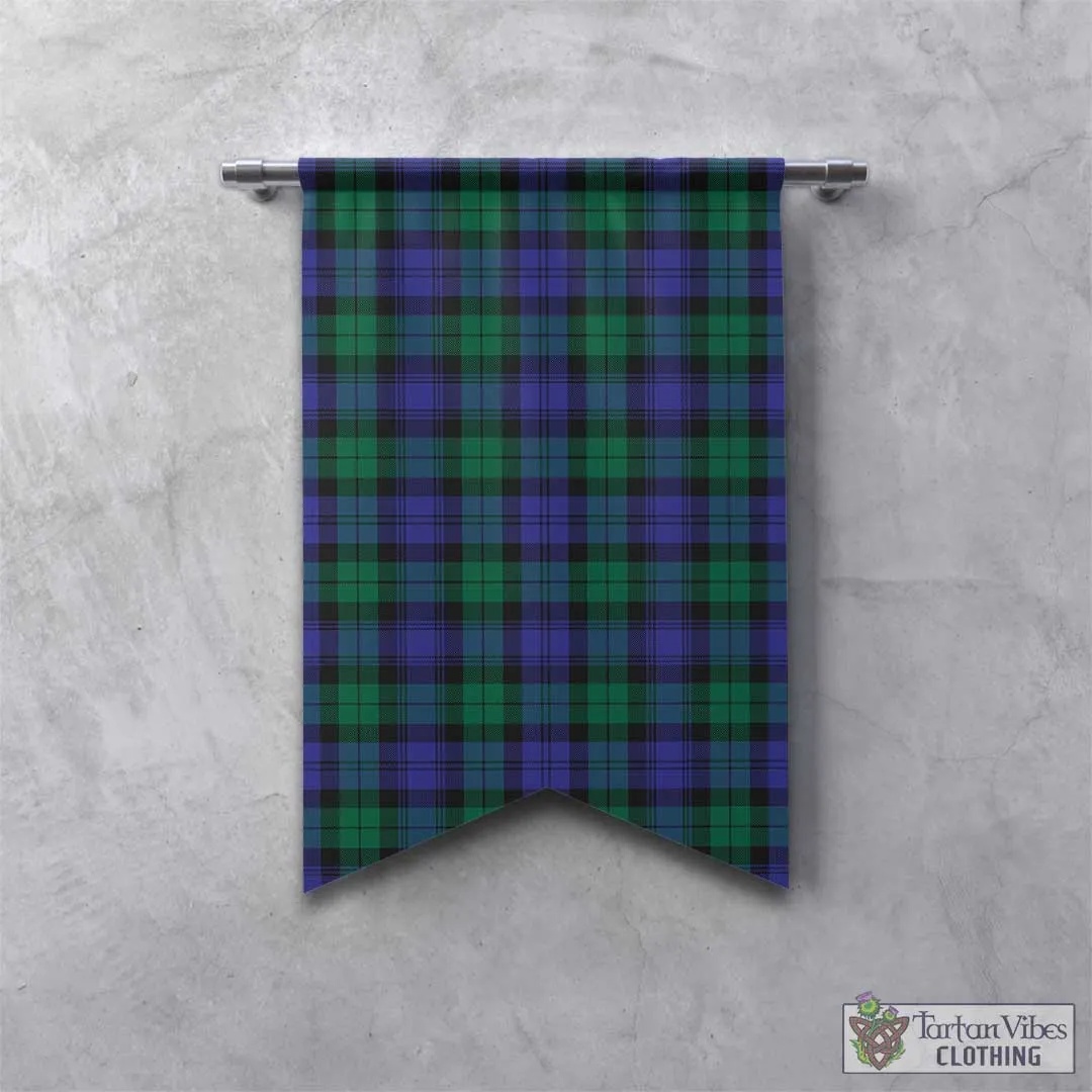 Black Watch Modern Tartan Gonfalon, Tartan Banner