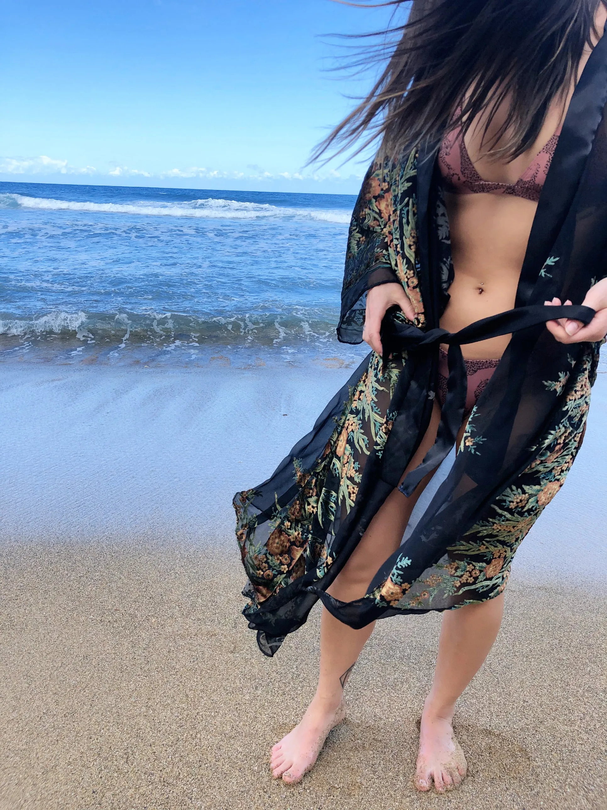 Burnout Velvët Kimono