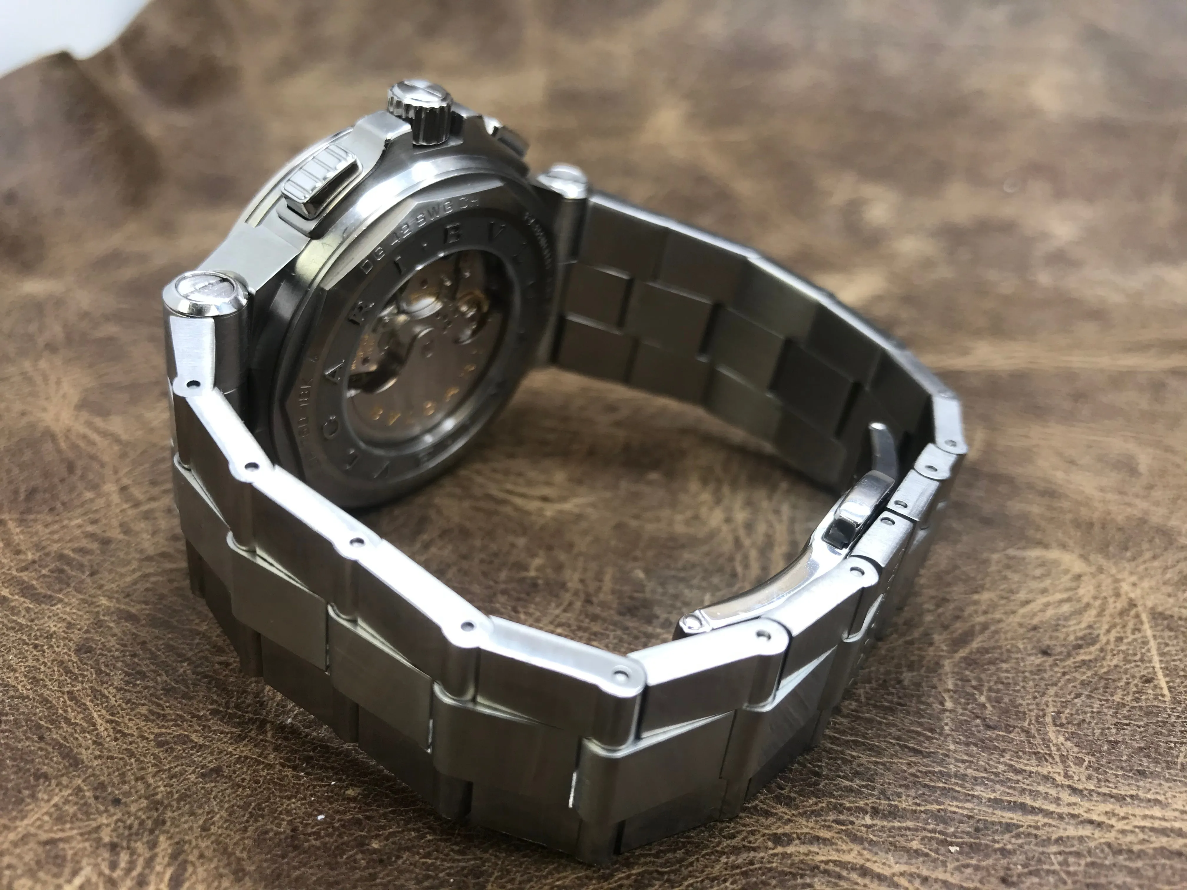 BVLGARI Diagono DG42SWGCH Gray Dial Automatic  Men's Watch