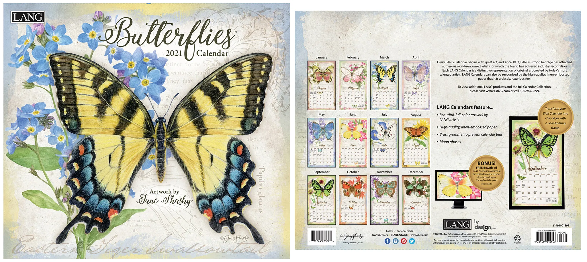 Calendar - Butterflies