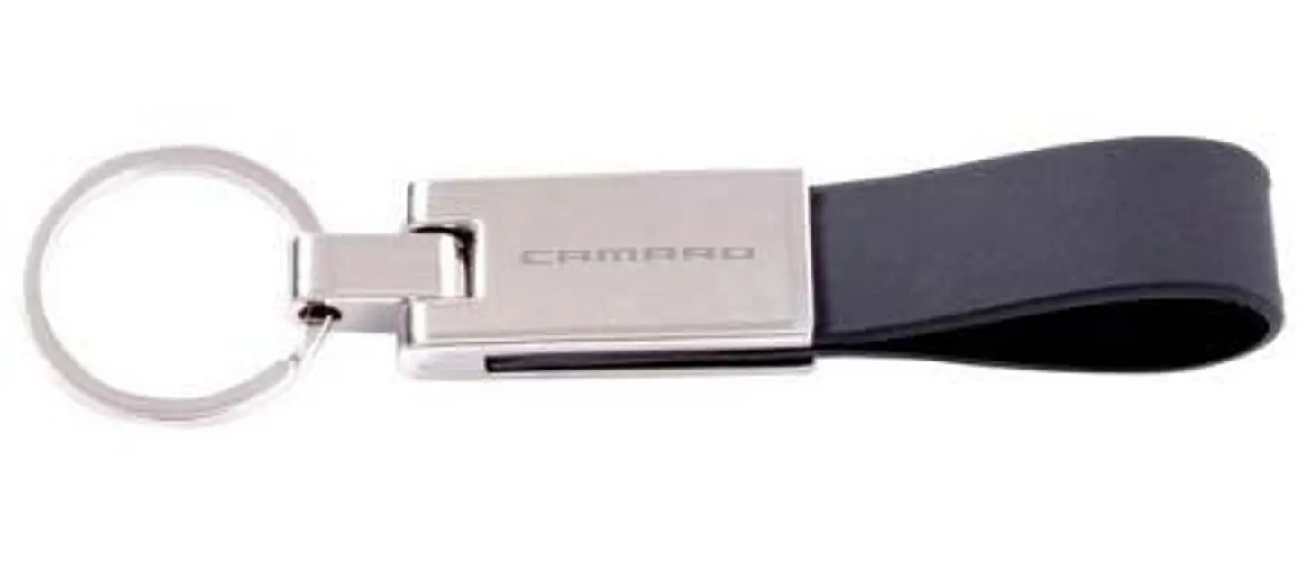 Camaro Metal Keychain with Strap