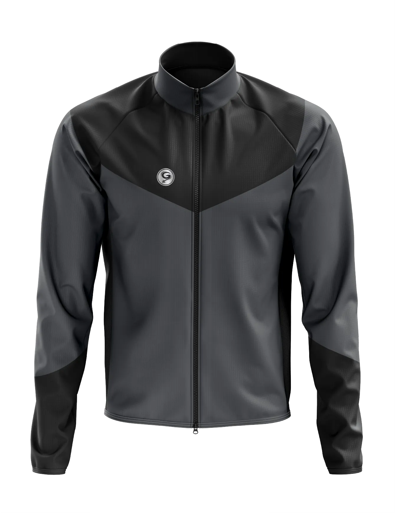 Chamarra Rompevientos Gray/Black Geovanny