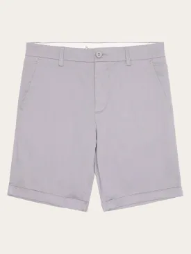 CHUCK regular chino poplin shorts - Alloy
