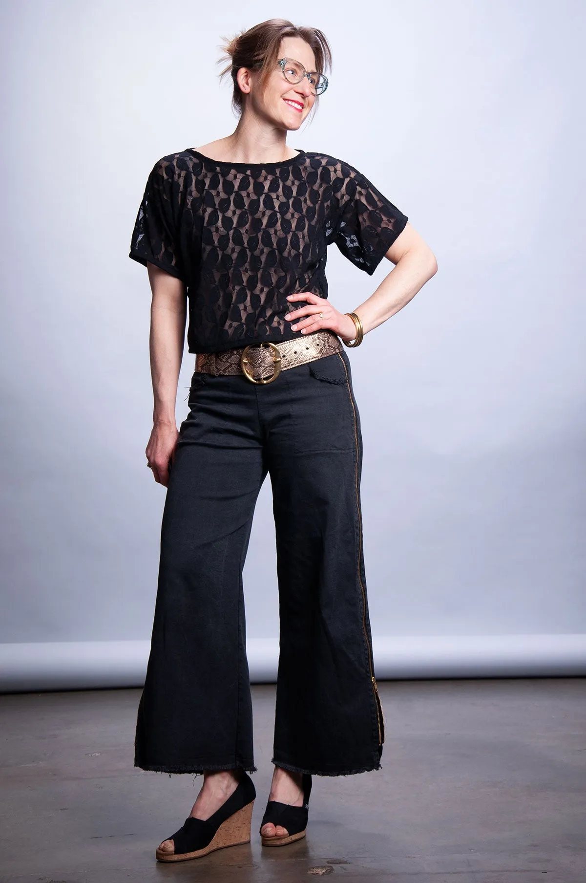 Chunky Waist Belt - Gold Snake
