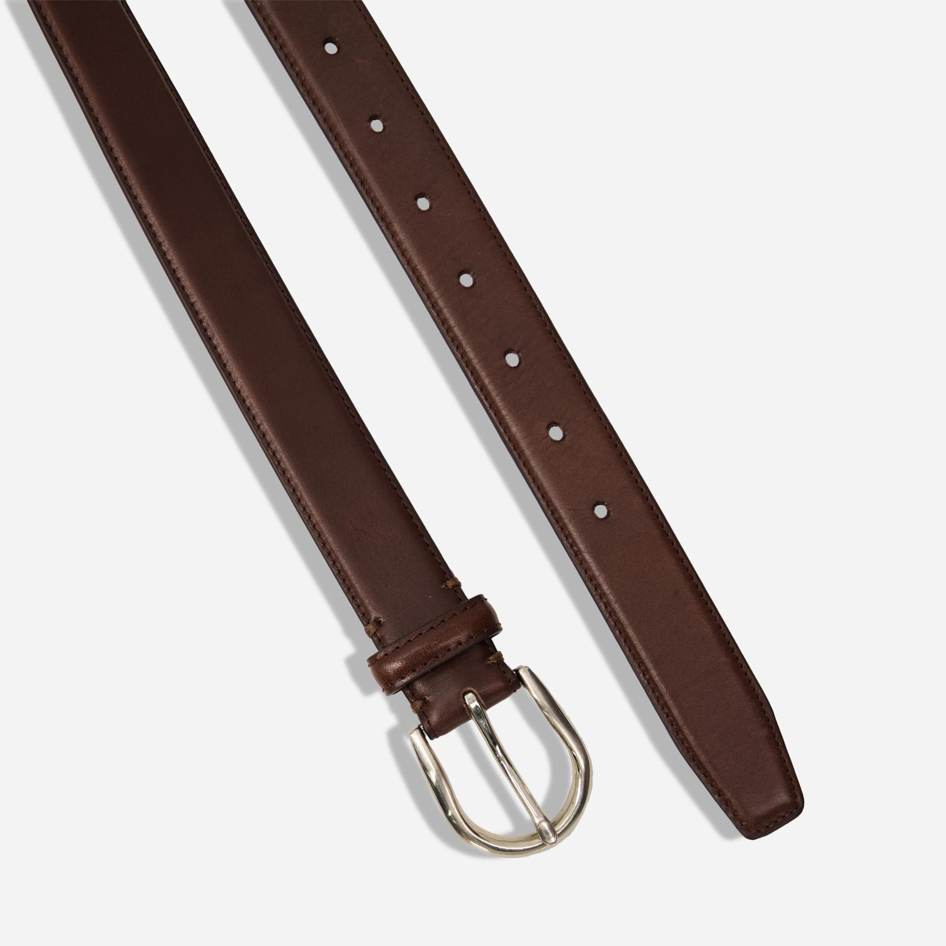 Classic Leather Chocolate Brown Belt