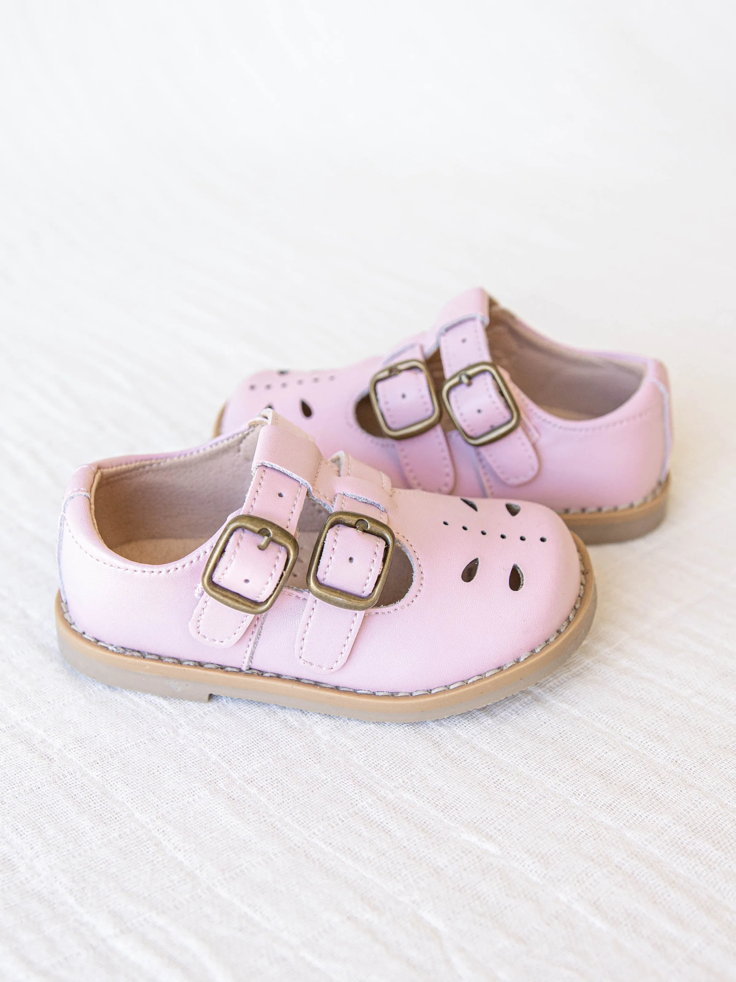 Double Buckle Mary Jane - Sweetly Pink