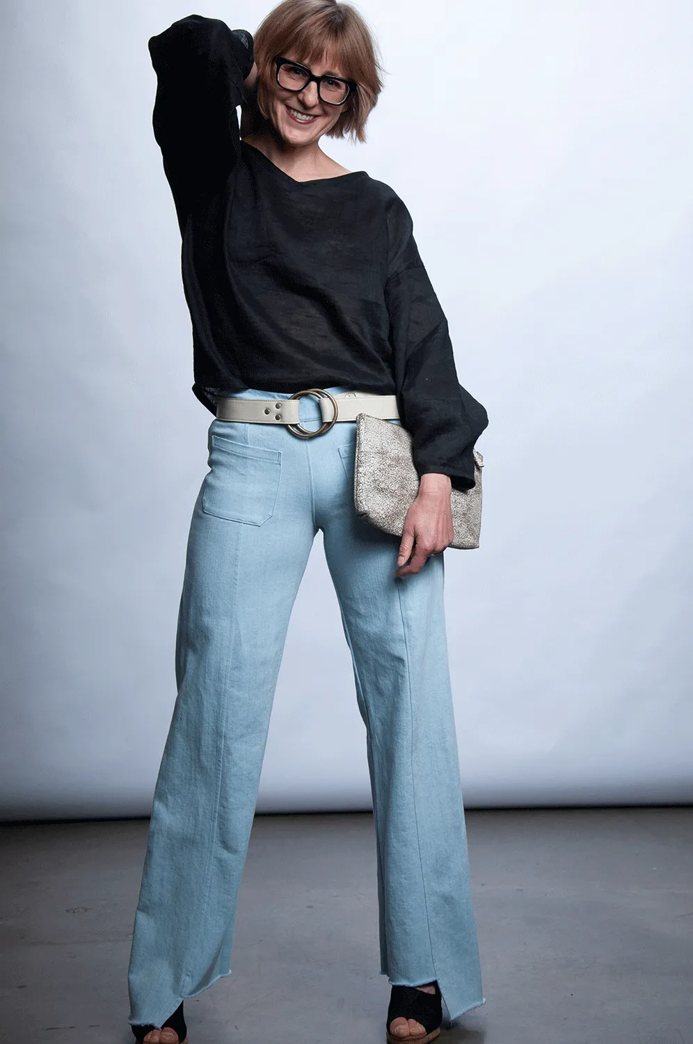 Double Ring Belt - Cream