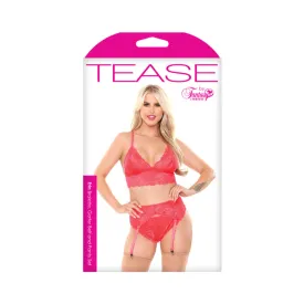 Erin Bralette,GarterBelt/Panty Pink M/L